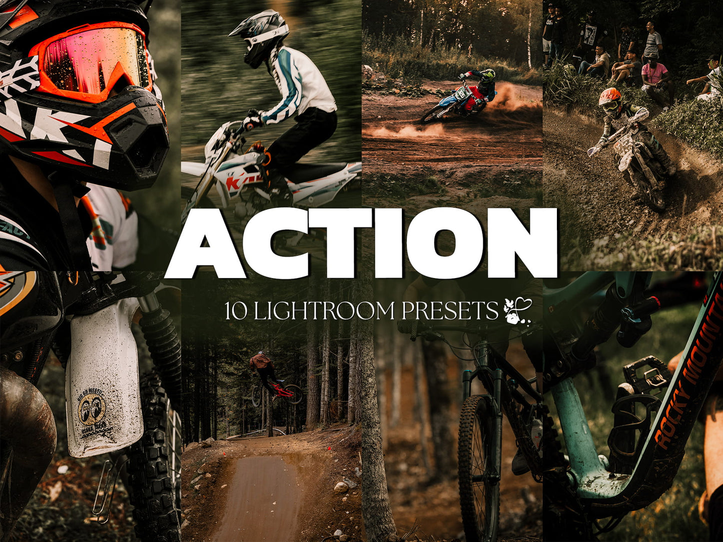 10 Action LIGHTROOM Presets Mobile & Desktop