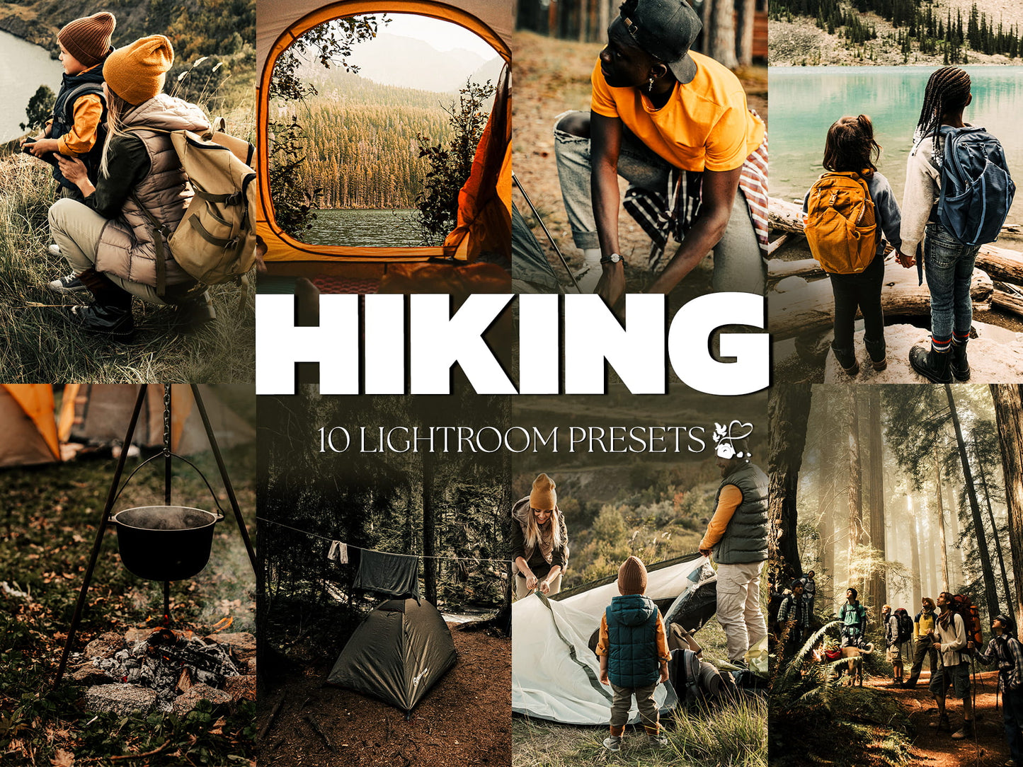 10 Hiking LIGHTROOM Presets Mobile & Desktop