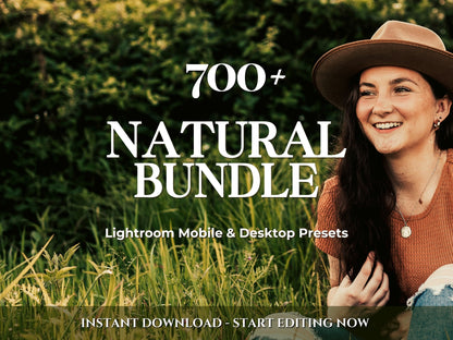 700+ NATURAL Lightroom Preset BUNDLE