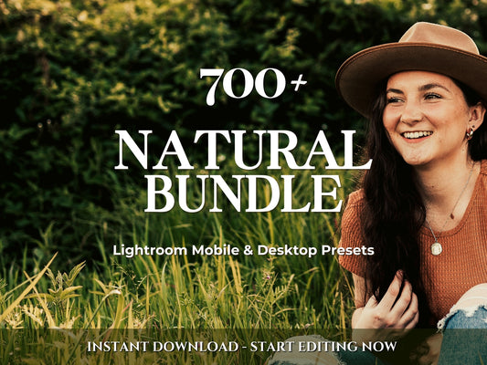 700+ NATURAL Lightroom Preset BUNDLE