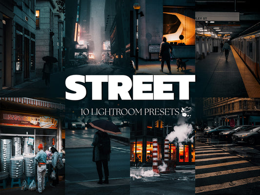 10 Street LIGHTROOM Presets Mobile & Desktop