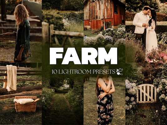 10 Farm LIGHTROOM Presets Mobile & Desktop