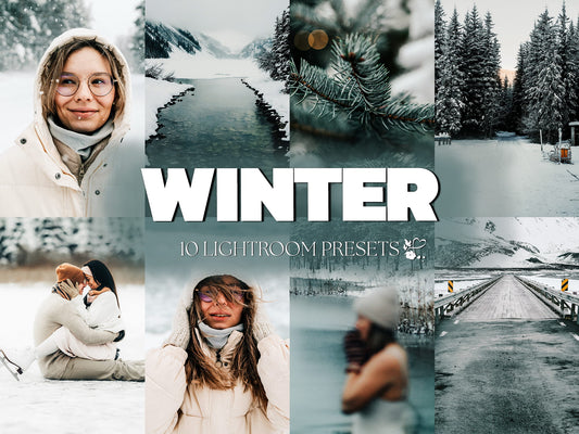 10 Winter LIGHTROOM Presets Mobile & Desktop