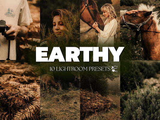 10 Earthy LIGHTROOM Presets Mobile & Desktop