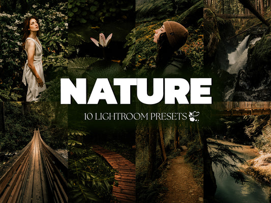 10 Nature LIGHTROOM Presets Mobile & Desktop
