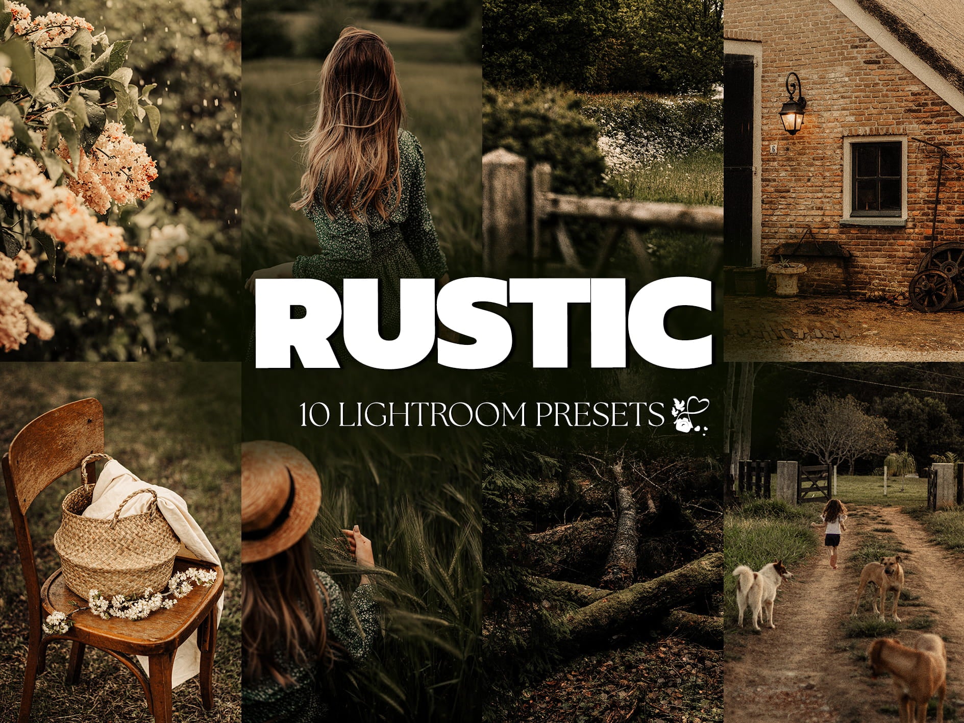 10 Rustic LIGHTROOM Presets Mobile & Desktop