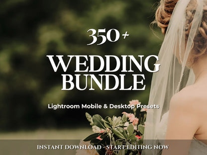 350+ WEDDING PHOTOGRAPHY Lightroom Preset BUNDLE