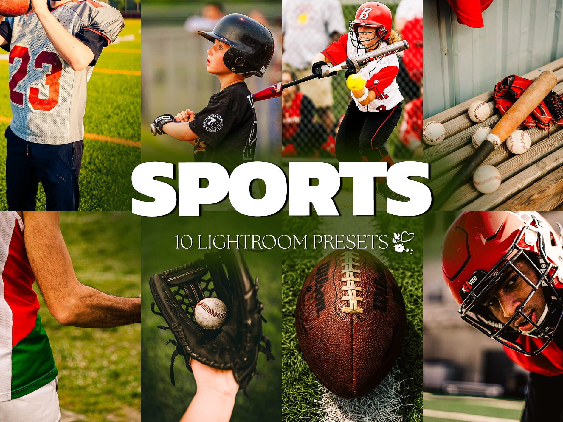 10 Sports LIGHTROOM Presets Mobile & Desktop