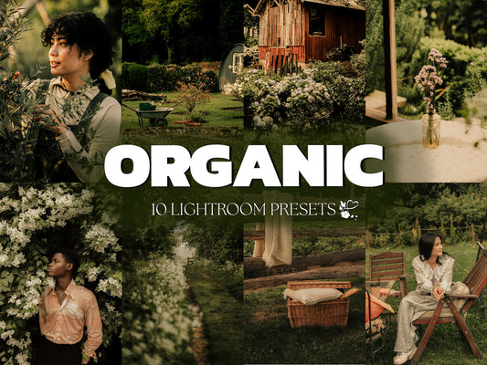10 Organic LIGHTROOM Presets Mobile & Desktop