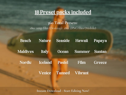 350+ COASTAL Lightroom Preset BUNDLE