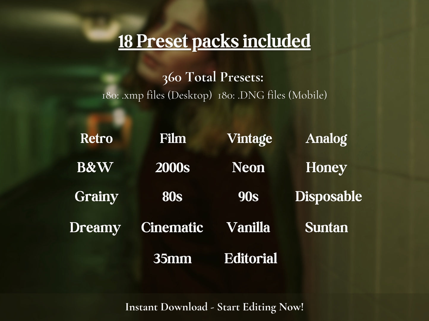 350+ FILM-Inspired Lightroom Preset BUNDLE