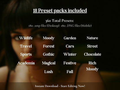 350+ ESSENTIAL Lightroom Preset BUNDLE