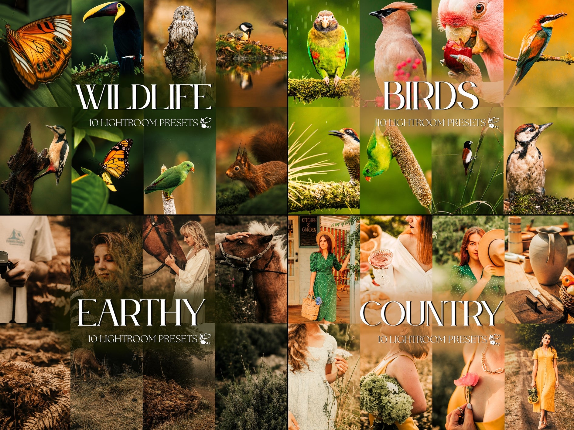 Wildlife & Birds Preset Bundle