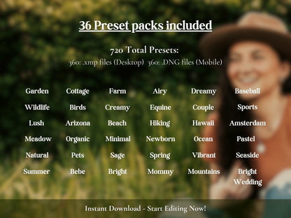 700+ NATURAL Lightroom Preset BUNDLE