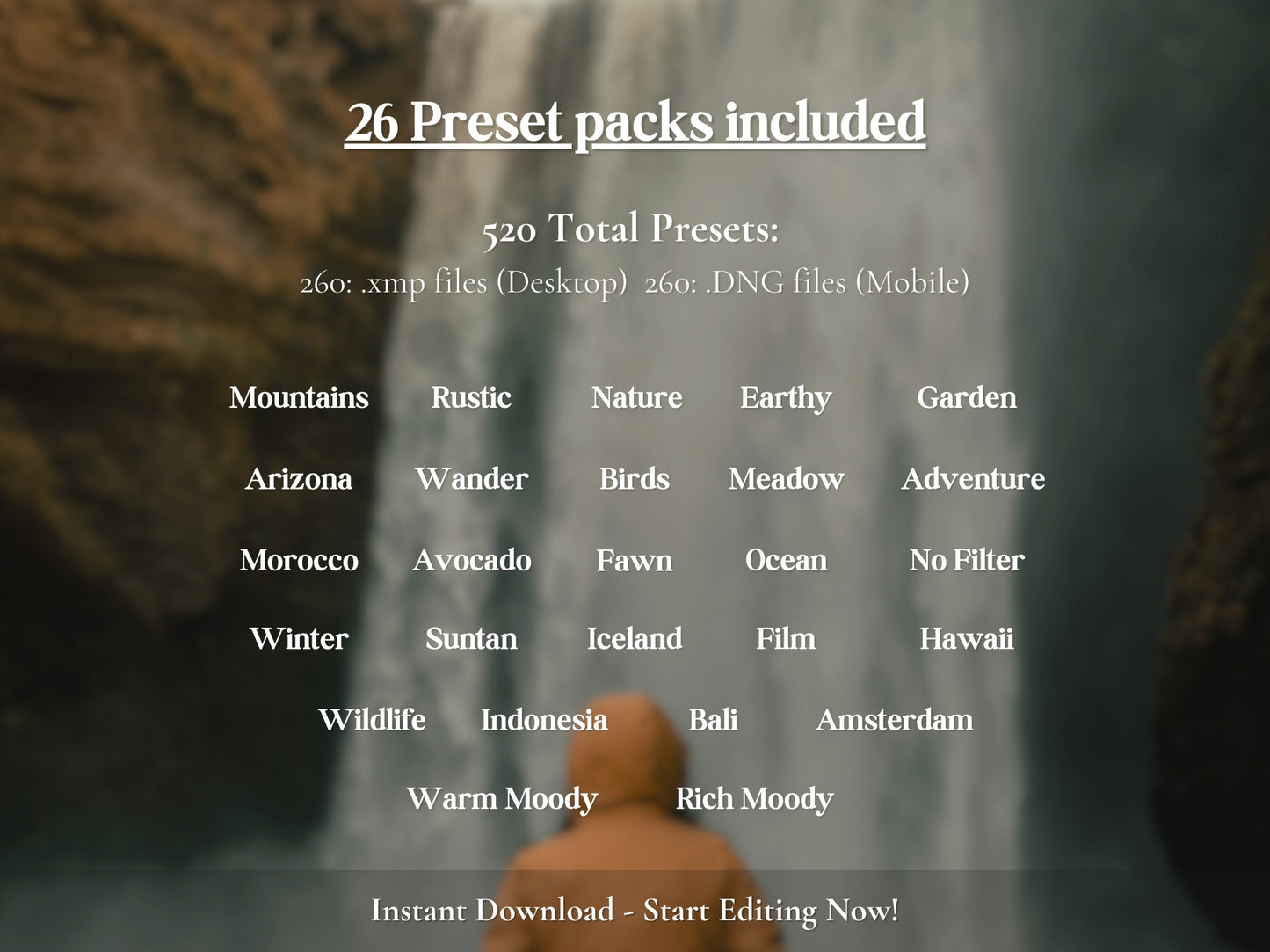 500+ NATURE Lightroom Preset BUNDLE