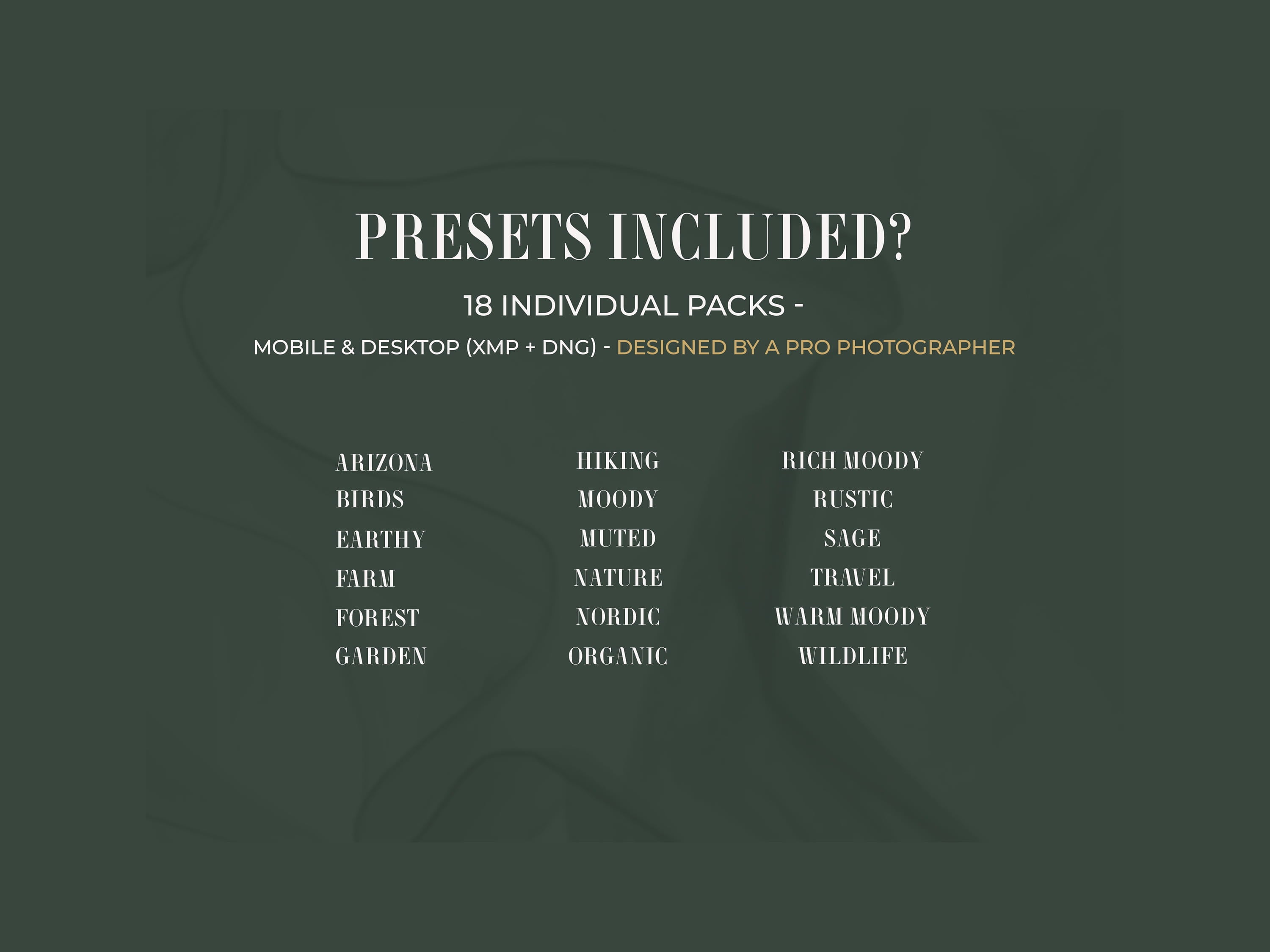 Nature Preset Bundle