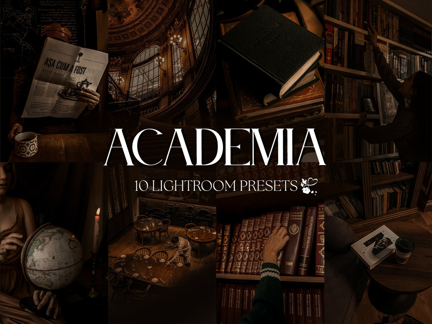 350+ ACADEMIA-Inspired Lightroom Preset BUNDLE