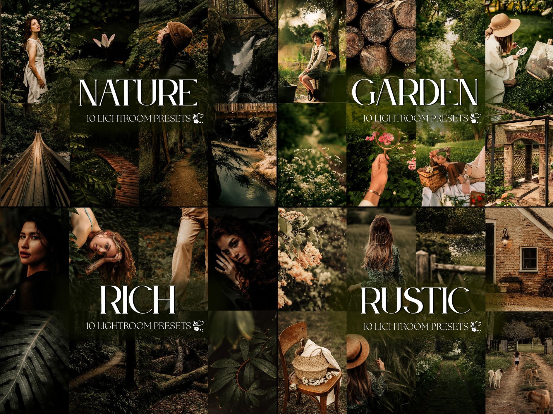 Dark Green Preset Bundle