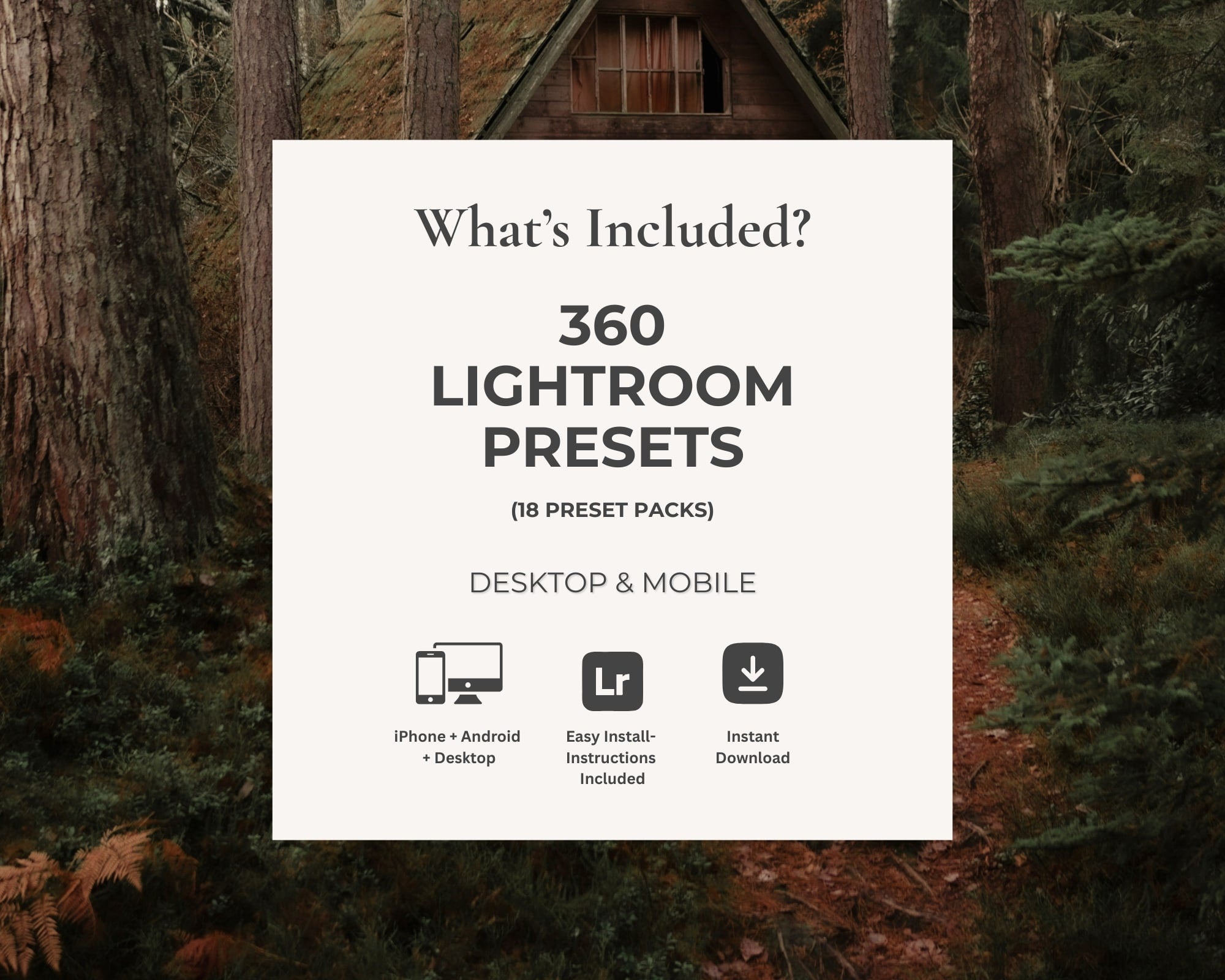 Woodland — Outdoor Preset Bundle