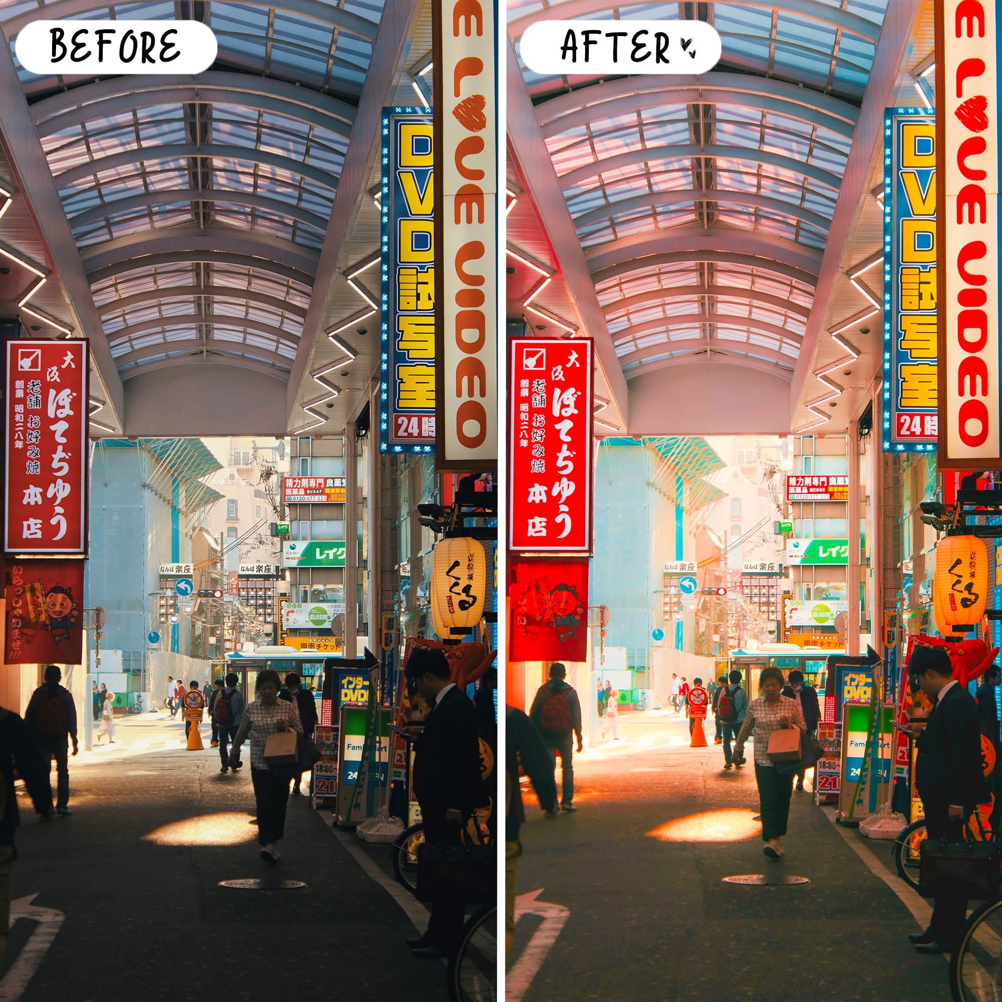 10 Anime LIGHTROOM Presets Mobile & Desktop