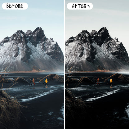 10 Iceland LIGHTROOM Presets Mobile & Desktop