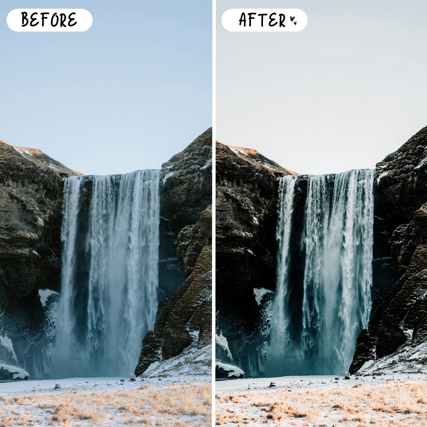 10 Iceland LIGHTROOM Presets Mobile & Desktop