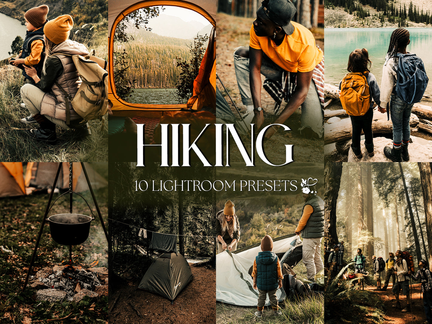 10 Hiking LIGHTROOM Presets Mobile & Desktop