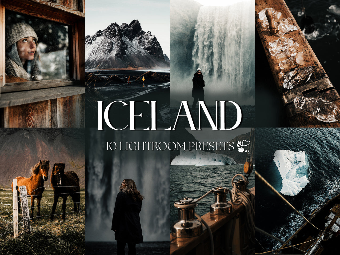 10 Iceland LIGHTROOM Presets Mobile & Desktop