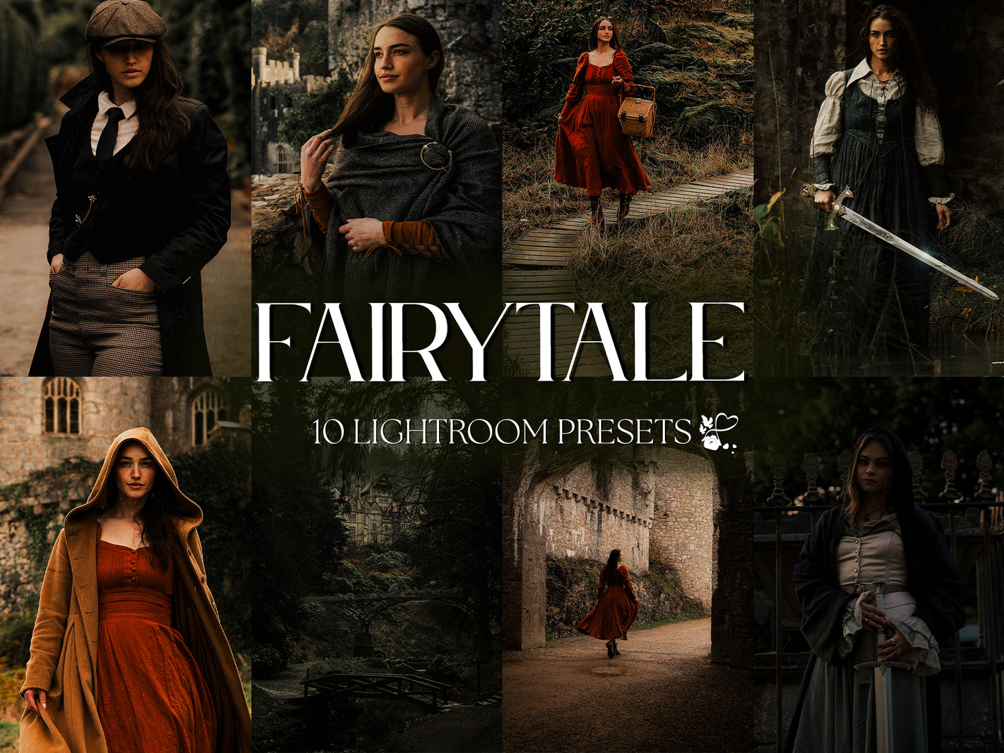 10 Fairytale LIGHTROOM Presets Mobile & Desktop