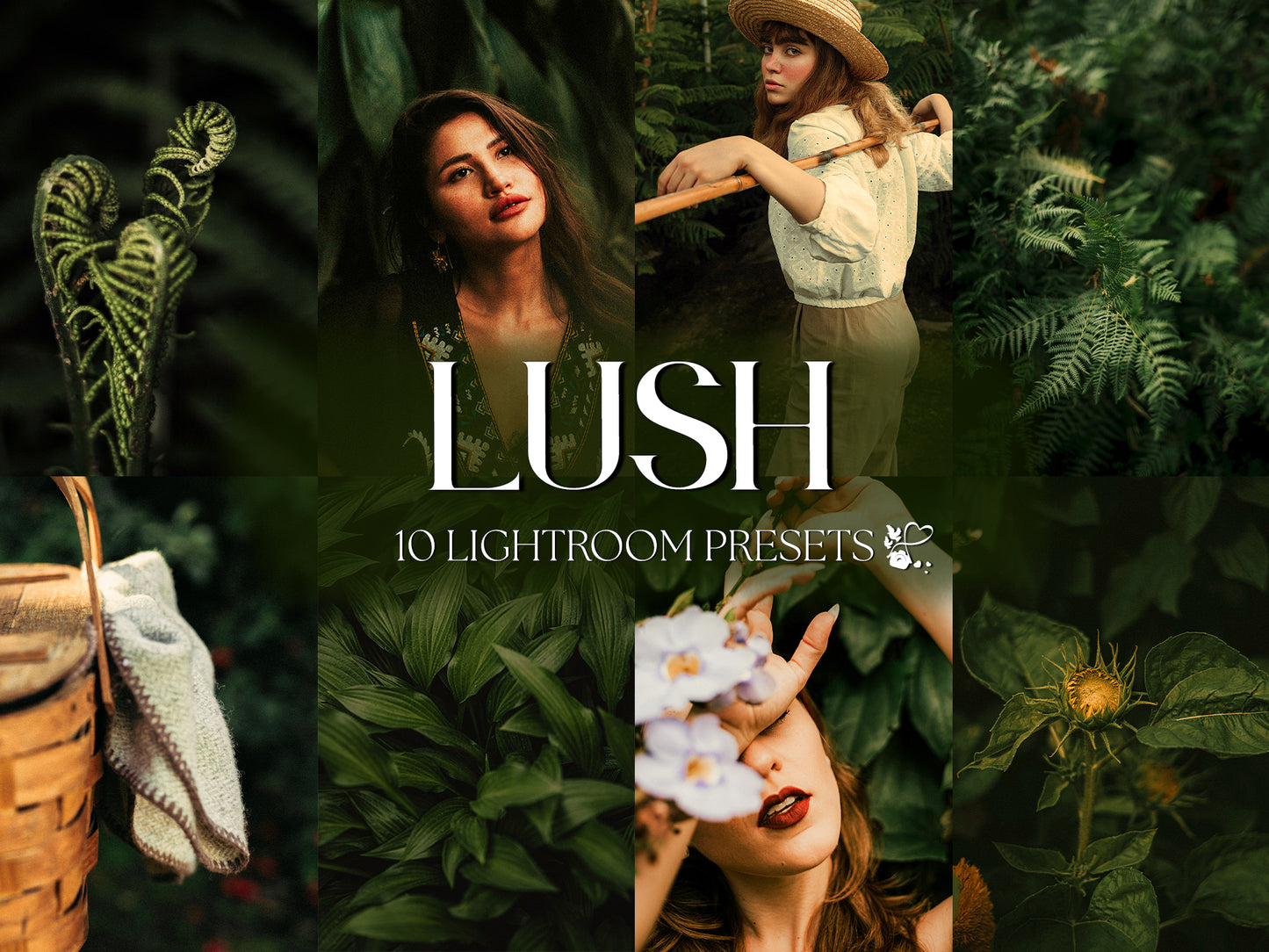 10 Lush LIGHTROOM Presets Mobile & Desktop