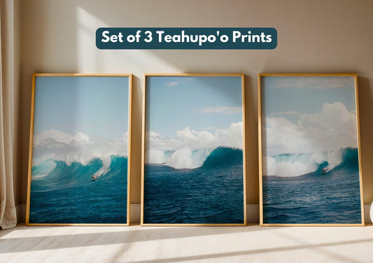 Set of 3 Teahupo'o Prints