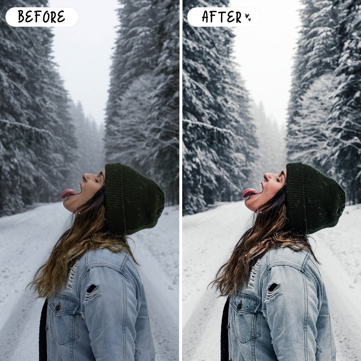 10 Snow LIGHTROOM Presets Mobile & Desktop