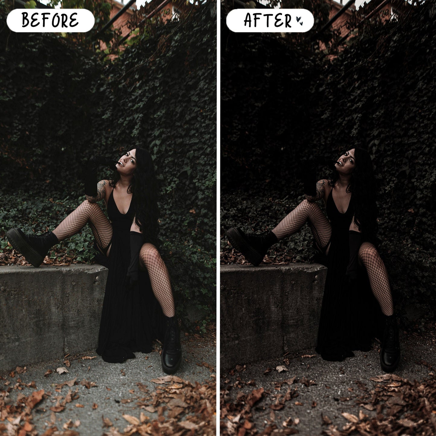 10 Gothic LIGHTROOM Presets Mobile & Desktop
