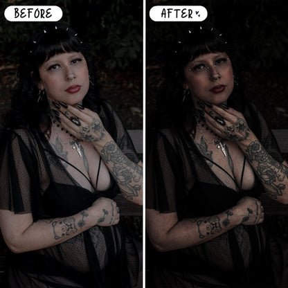 10 Gothic LIGHTROOM Presets Mobile & Desktop