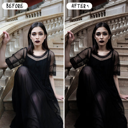 10 Gothic LIGHTROOM Presets Mobile & Desktop