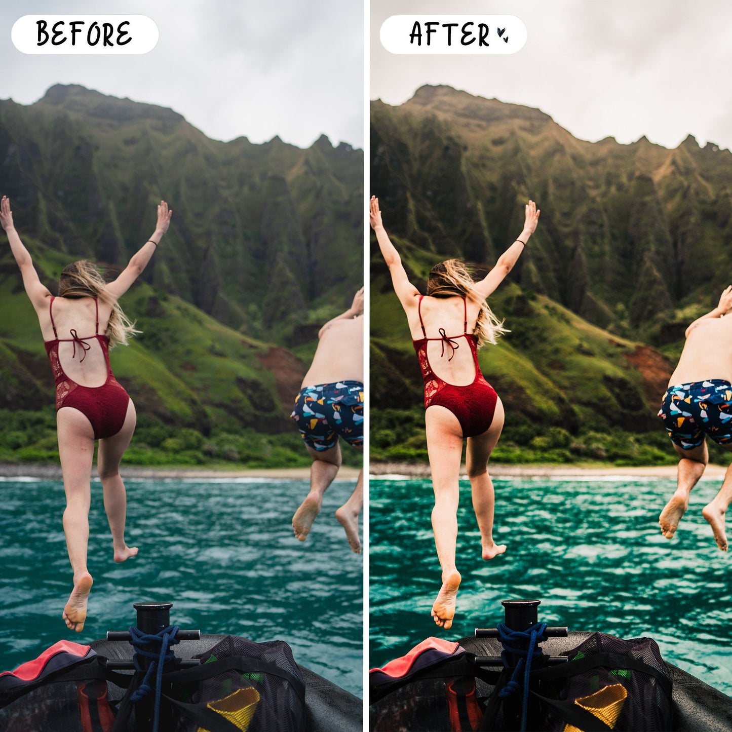 10 Hawaii LIGHTROOM Presets Mobile & Desktop