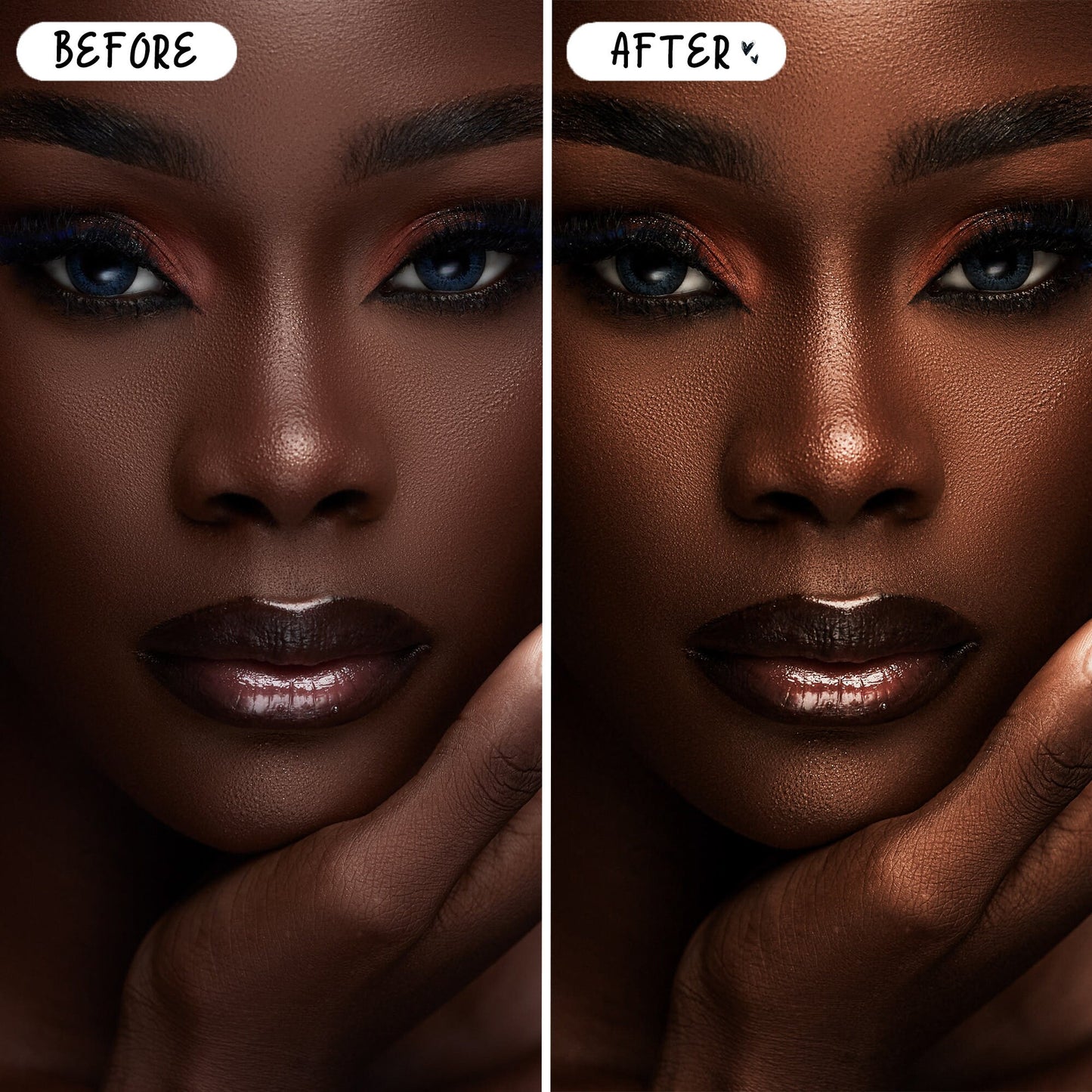 10 Selfie LIGHTROOM Presets Mobile & Desktop