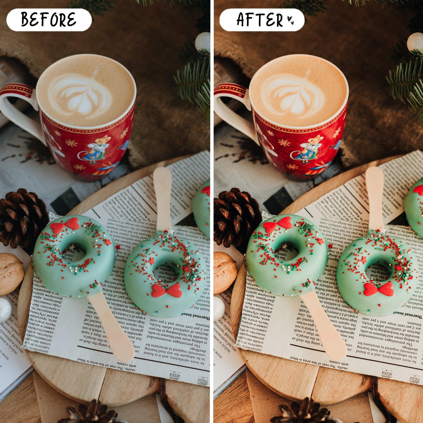 10 Gingerbread LIGHTROOM Presets Mobile & Desktop