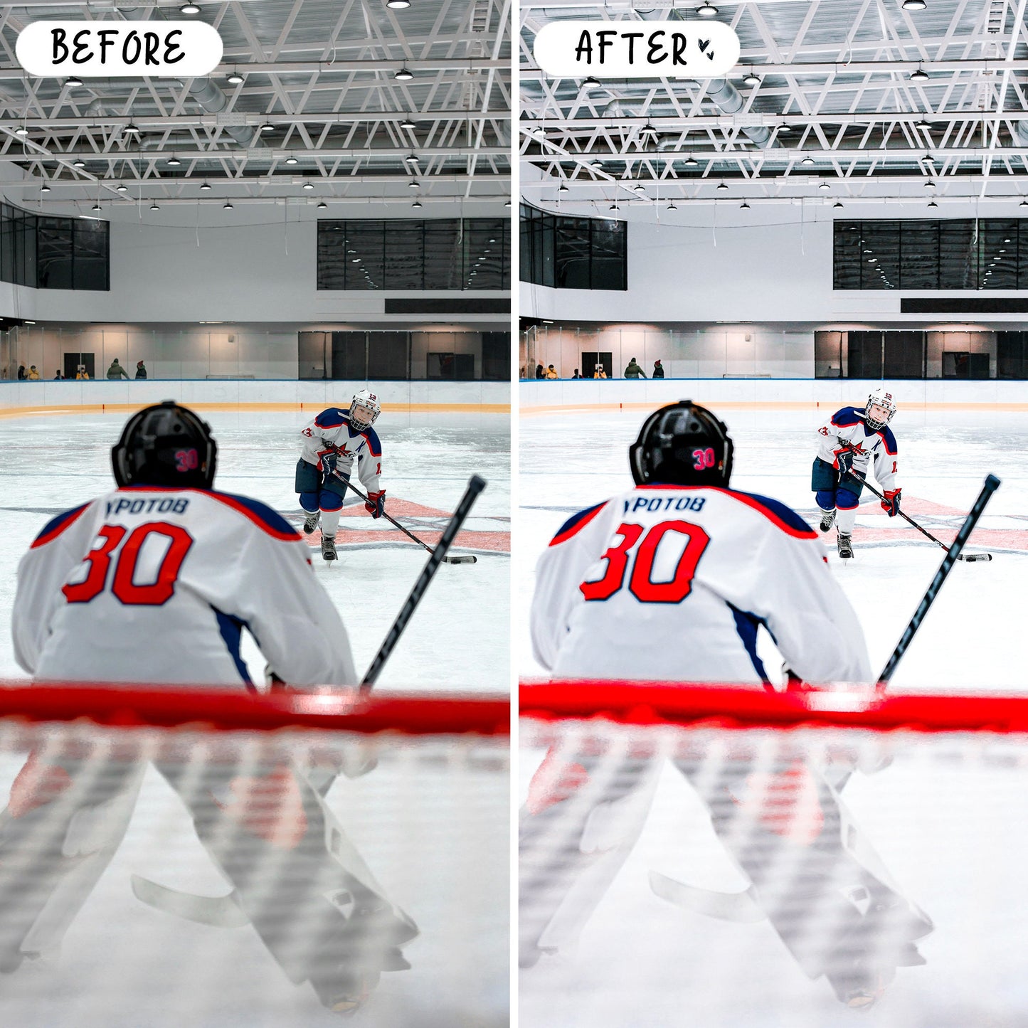 10 Hockey LIGHTROOM Presets Mobile & Desktop