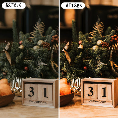10 Mistletoe LIGHTROOM Presets Mobile & Desktop