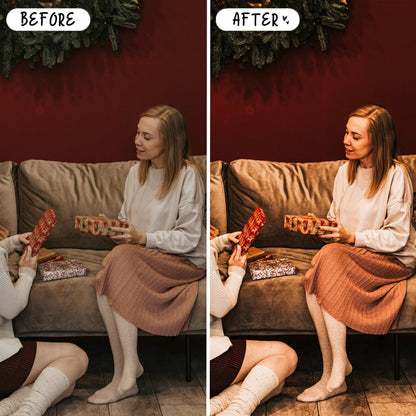 10 Mistletoe LIGHTROOM Presets Mobile & Desktop
