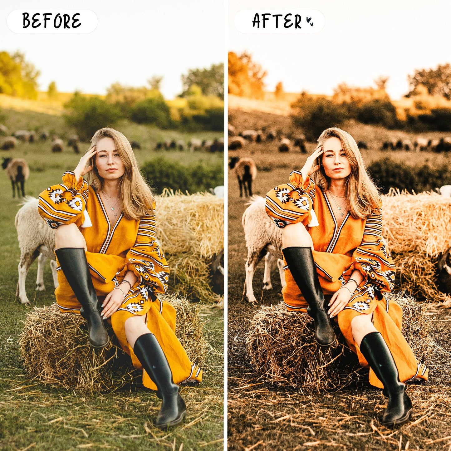 10 Bohemian LIGHTROOM Presets Mobile & Desktop