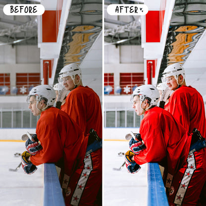 10 Hockey LIGHTROOM Presets Mobile & Desktop