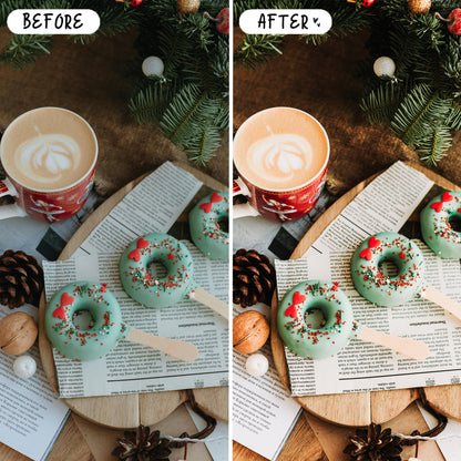 10 Mistletoe LIGHTROOM Presets Mobile & Desktop