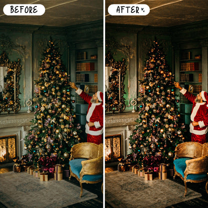 10 Mistletoe LIGHTROOM Presets Mobile & Desktop