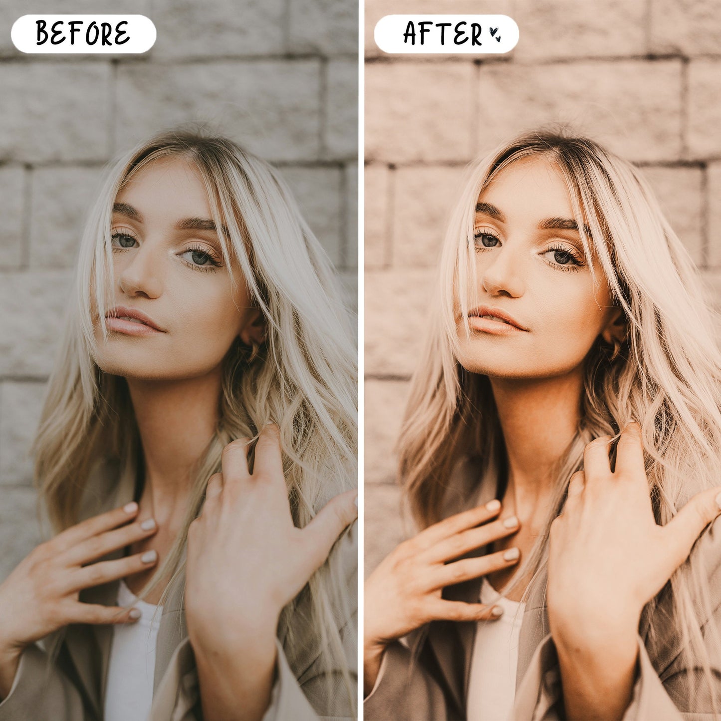 10 Fashion LIGHTROOM Presets Mobile & Desktop