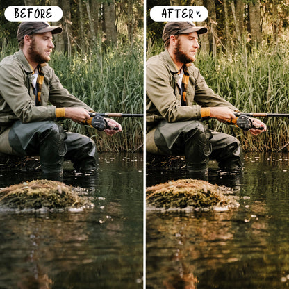 10 Fishing LIGHTROOM Presets Mobile & Desktop