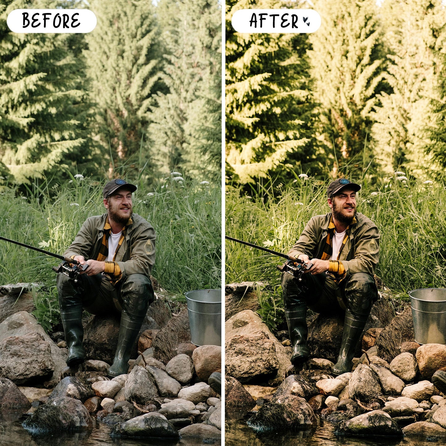 10 Fishing LIGHTROOM Presets Mobile & Desktop