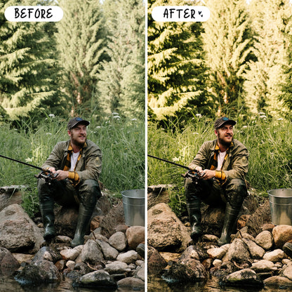 10 Fishing LIGHTROOM Presets Mobile & Desktop