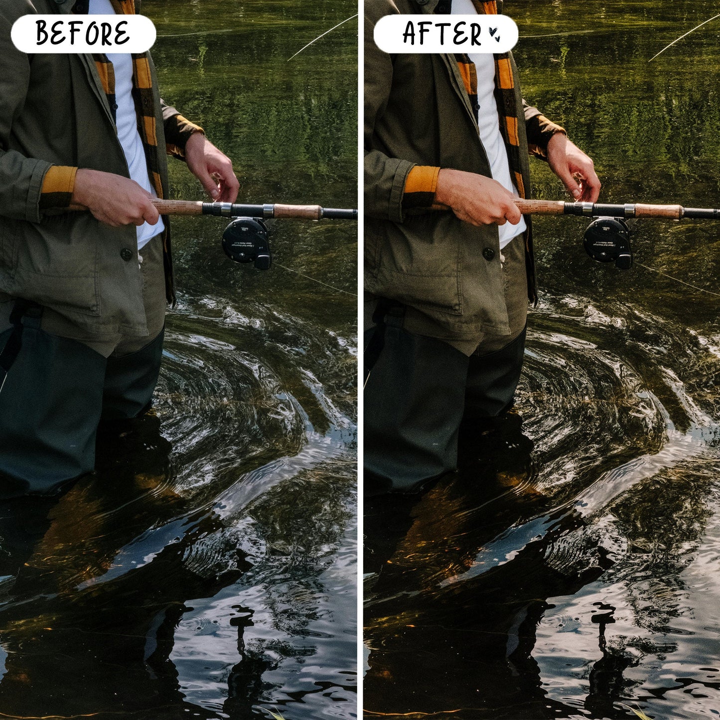 10 Fishing LIGHTROOM Presets Mobile & Desktop
